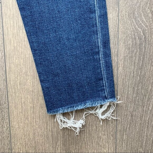 Joe's Jeans Charlie High Rise Skinny Ankle Jeans Kinkade Distressed Knee raw hem - Picture 10 of 16